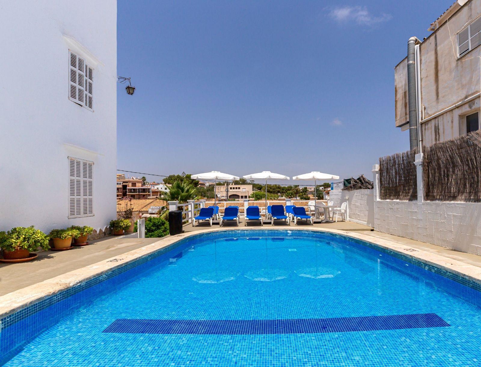 Hostal Residencia San Francisco Portocolom  Luaran gambar